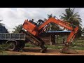 loading ex70 to tipper without ramp