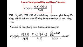 Xác suất đầy đủ & Công thức Bayes