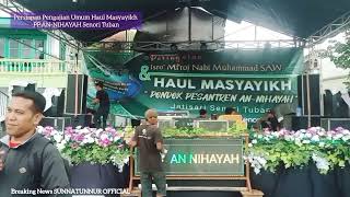 Persiapan PENGAJIAN UMUM Haul Masyayikh PP.AN-NIHAYAH Senori Tuban