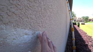 HOWTO Patch Stucco Exterior Wall Cracks (Invisible)