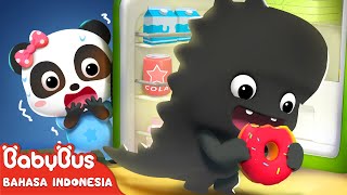 Ada Lima Monster Di Dapur | Lagu Monster Anak | Lagu Anak-anak | BabyBus Bahasa Indonesia