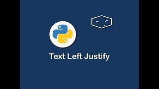 text left justify in python 😀