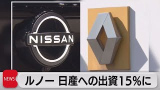 日産・ルノーが出資比率対等に　ルノーが43％→15％に引き下げ（2023年1月30日）