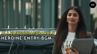 Ala Vaikunthapuramulo Heroine Entry BGM | Allu Arjun | Pooja Hegde