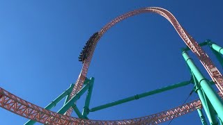 One of the fastest roller coaster in the world | XCELERATOR Off Ride at Knotts Berry Farm California