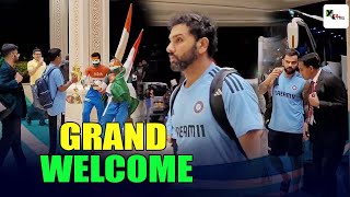 How were Rohit and his boys welcomed at the Team hotel after winning Asia Cup 2023? I #AsiaCup2023