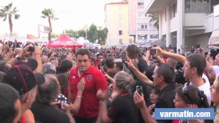 RCT: arrivée des Toulonnais au stade Mayol