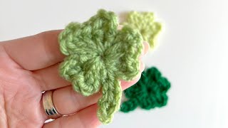Tiny Crochet Shamrocks