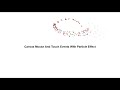 Particles effect on mouse move | HTML,CSS and JS