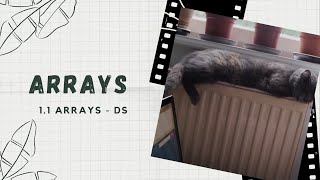 1.1 Arrays Arrays - DS