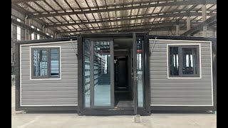 20Ft Expandable container house With gray outer buckle plate  export to Australia