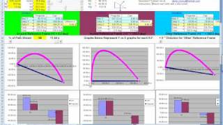 Projectile on Incline Simulation Spreadsheet