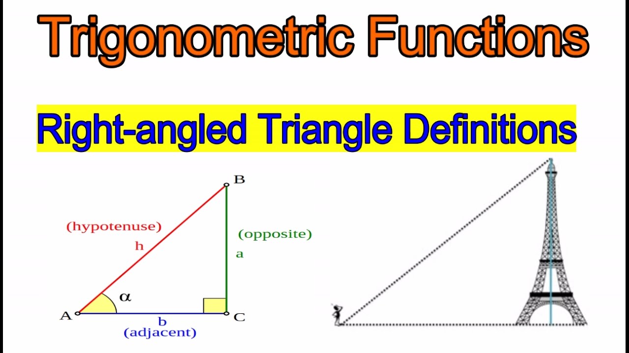 Trigonometric functions треугольник. Right Angled Triangle. Trigonometric Definition. Trigonometry right Angled Triangles 1.