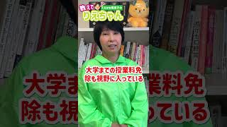 異次元の子育て支援って何が変わるの？【教えてりえちゃん！】(愛媛県議会議員 くろかわ理恵子)#shorts