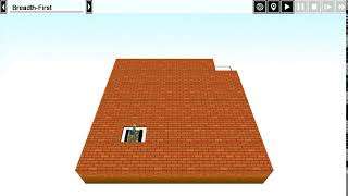 Path Finding Simulation - Map X - Test 1