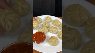 Street Style Veg Momos ASMR Cooking #shorts #food #cooking #asmr #recipe #sounds #crunchytreats