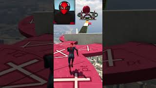 GTA 5 Epic Ragdolls/Spiderman Compilation (GTA 5, Euphoria Physics, Fails, Funny Moments) #shorts