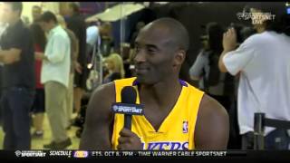 Kobe Bryant Interview - Media Day 2013