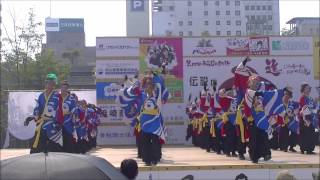 笑輝＊岡山うらじゃ2015＊下石井演舞場(2日目)