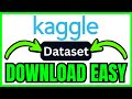 How To DOWNLOAD DATASET From Kaggle (QUICK & EASY) 2026