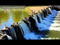 Waterfall, dam, live sound of water, relaxation. The best relax TOP 100