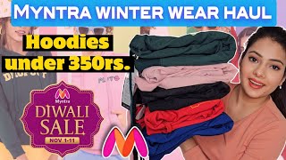 Myntra winter wear haul || Myntra hoodie haul ||Tokyo talkies Hoodie haul #myntrawinterwear #myntra