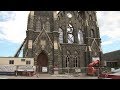 Historic Trinity church restoration 1 year after fire