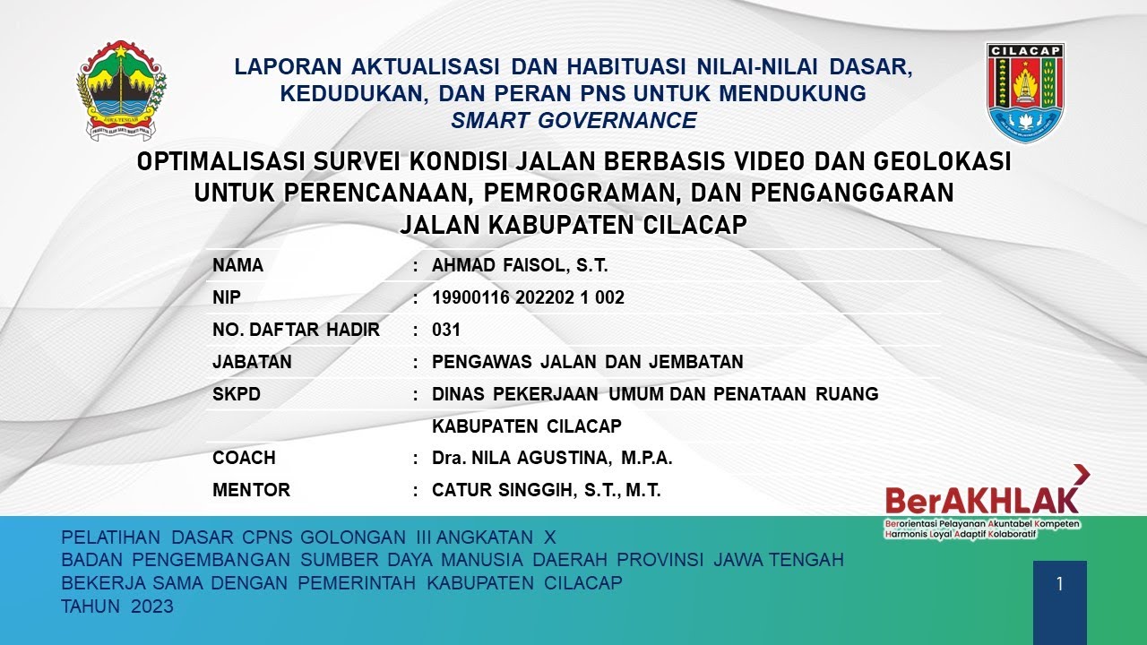 Video Aktualisasi Dan Habituasi Latsar CPNS - YouTube