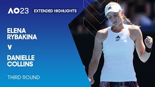 Elena Rybakina v Danielle Collins Extended Highlights | Australian Open 2023 Third Round