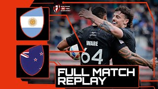 Men's Cup Final 🏆 | Argentina v New Zealand | HSBC France Sevens Rugby