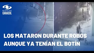 Así mataron a dos hombres en Bogotá: a uno por una billetera y a otro por una bicicleta