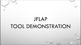 JFLAP Demonstration | Language Processing Assignment
