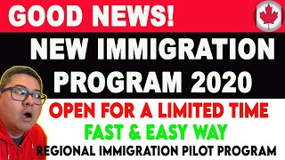 2020 EASIEST WAY TO IMMIGRATE TO ONTARIO I REGIONAL IMMIGRATION PILOT PROGRAM (RIPP)