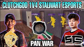 Clutchgod 1v4 Clutch Against Stalwart Esports | GodL vs STE Pan War | kvn gaming