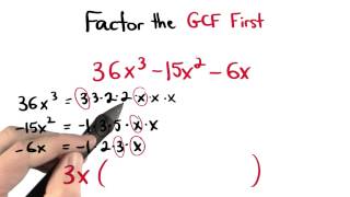 Factor the GCF First - Visualizing Algebra