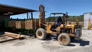 Planing Rough Lumber Into Dress Lumber at Cline Lumber