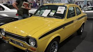 John won the highest bid at auction on the Ford Escort Mexico at the NEC Classic Car Show