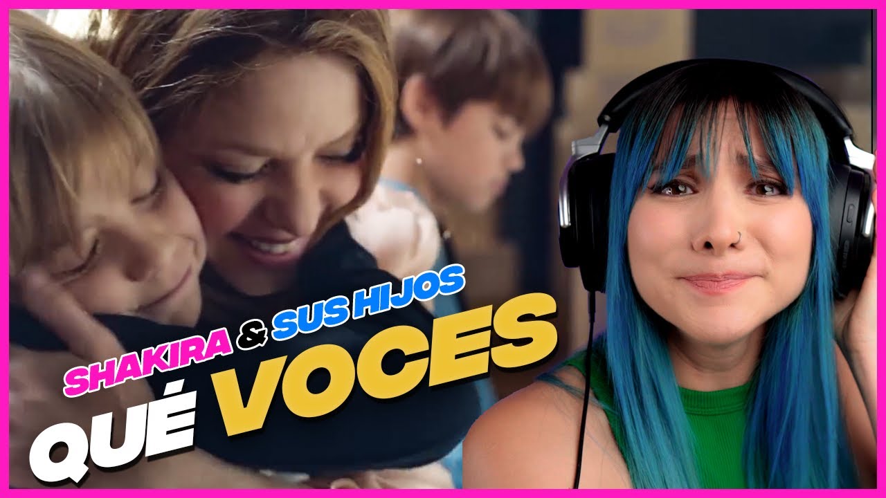 SHAKIRA Y SUS HIJOS CANTAN JUNTOS: Acróstico ¡QUÉ VOCES! | VOCAL COACH ...