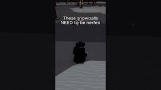 Nerf Snowballs Please #fy #fyp #roblox #ytshorts #yt #thestrongestbattlegrounds #tsb #funny