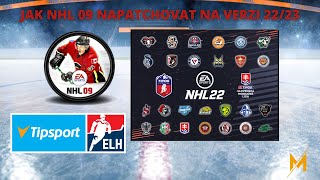 Jak upravit NHL 09 na verzi 22/23