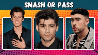 Smash or Pass Challenge With Famous Male Singers! 😻🎤