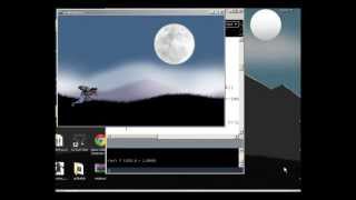 run ninja run, initial test, side scrolling game in processing 2.0