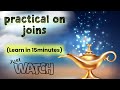 🔥SQL Joins Full Practical | join in sql |SQL Joins Live Practical |sql joins example |Practical join