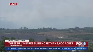Wildfires Burn Thousands Of Acres on Camp Pendleton
