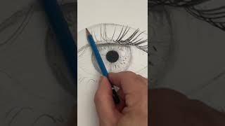 How to Draw a Realistic Eye! #Shorts