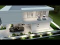 modern house design 3 bedroom 130 sqm small family house.