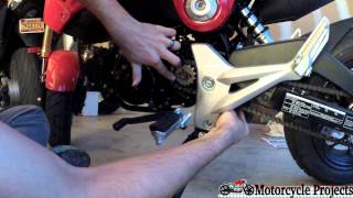 Front Sprocket Install Honda Grom or Minibike