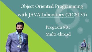 Java program that implements a multi-thread application | Program#8 | Multithreading java | Thread
