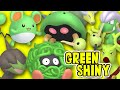 Green Shiny Only | Pokémon Go Shiny Compilation