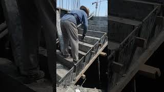 Stair formwork removal#shorts